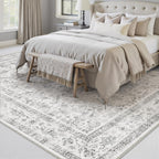 Vintage Washable Rugs Living Room Area Rug