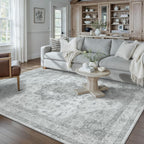 Vintage Washable Rugs Living Room Area Rug