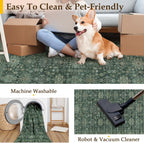 Vintage Washable Rugs Living Room Area Rug
