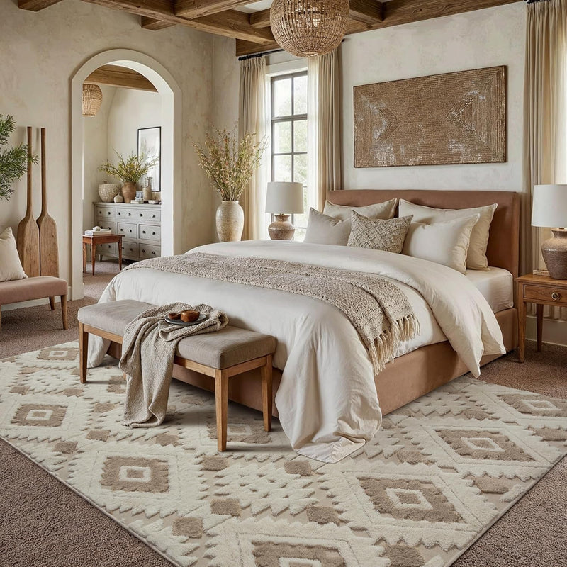 Vintage Washable Rugs Living Room Area Rug