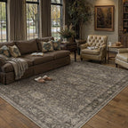 Vintage Washable Rugs Living Room Area Rug