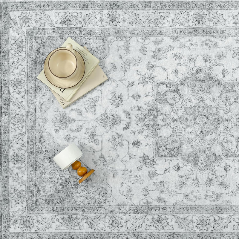 Vintage Washable Rugs Living Room Area Rug