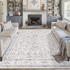 Vintage Washable Rugs Living Room Area Rug