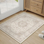 Vintage Washable Rugs Living Room Area Rug