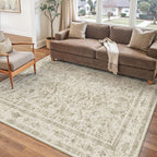 Vintage Washable Rugs Living Room Area Rug