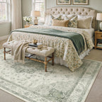 Vintage Washable Rugs Living Room Area Rug