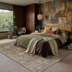 Vintage Washable Rugs Living Room Area Rug