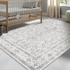 Vintage Washable Rugs Living Room Area Rug