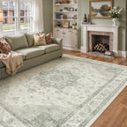 Vintage Washable Rugs Living Room Area Rug