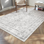 Vintage Washable Rugs Living Room Area Rug