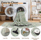 Vintage Washable Rugs Living Room Non Slip