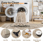 Vintage Washable Rugs Living Room Non Slip