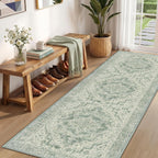 Vintage Washable Rugs Living Room Non Slip