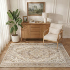 Vintage Washable Rugs Living Room Non Slip