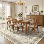 Vintage Washable Rugs Living Room Non Slip