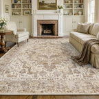 Vintage Washable Rugs Living Room Non Slip