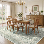 Vintage Washable Rugs Living Room Non Slip
