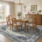 Vintage Washable Rugs Living Room Non Slip