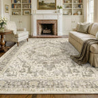 Vintage Washable Rugs Living Room Non Slip