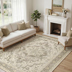 Vintage Washable Rugs Living Room Non Slip