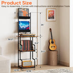 Vinyl Record Storage Holder Cd Rack Holds 200