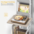 Vinyl Record Storage with Player Stand Turntable