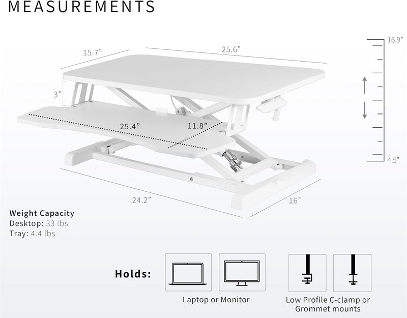 Desk Converter K Series Height Adjustable