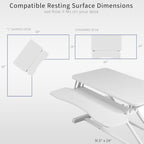 Desk Converter K Series Height Adjustable