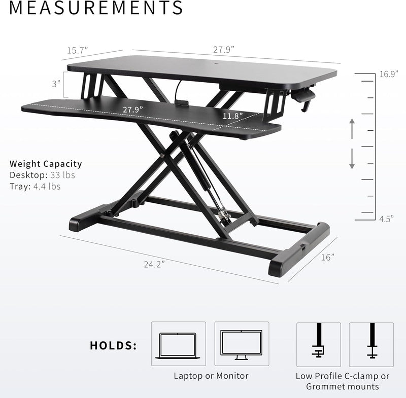 Desk Converter K Series Height Adjustable