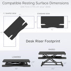 Desk Converter K Series Height Adjustable