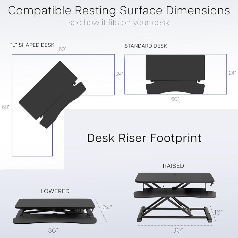 Desk Converter K Series Height Adjustable
