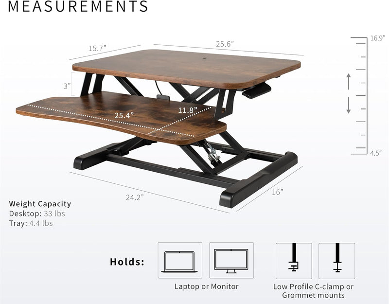 Desk Converter K Series Height Adjustable