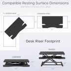 Desk Converter K Series Height Adjustable