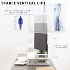 Desk Converter K Series Height Adjustable