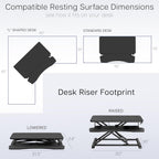 Desk Converter K Series Height Adjustable
