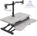 Vivo Height Adjustable Standing Desk Converter
