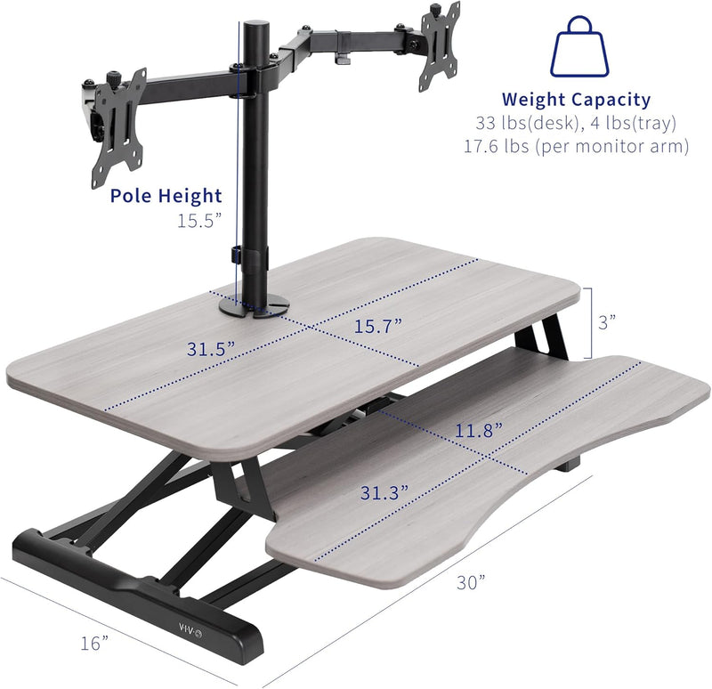 Adjustable Standing Desk Converter