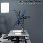 Vivo Height Adjustable Standing Desk Converter