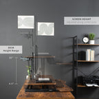 Vivo Height Adjustable Standing Desk Converter
