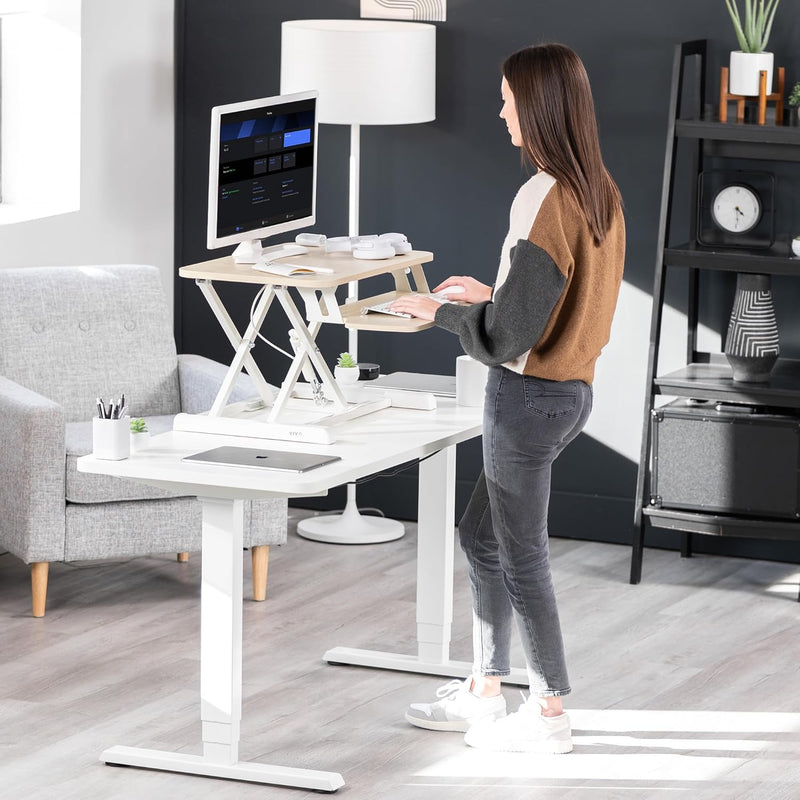 Standing Desk Converter Height Adjustable Riser