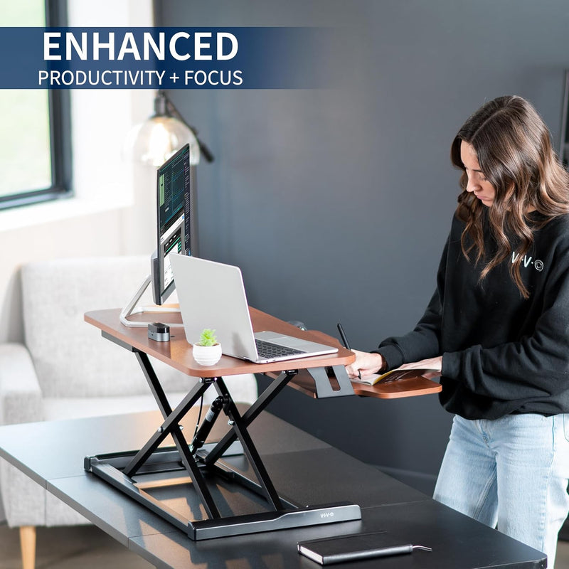 Standing Desk Converter Height Adjustable Riser