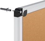 Viz-Pro Cork Notice Board Aluminium Frame