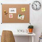 Viz-Pro Cork Notice Board Aluminium Frame