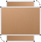 Viz-Pro Cork Notice Board Aluminium Frame
