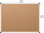 Viz-Pro Cork Notice Board Aluminium Frame