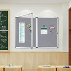Indoor Tamperproof Lockable Noticeboard 900x600MM