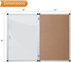 Indoor Tamperproof Lockable Noticeboard 900x600MM