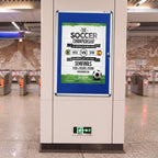 Indoor Tamperproof Lockable Noticeboard 900x600MM