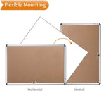 Indoor Tamperproof Lockable Noticeboard 900x600MM