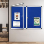 Indoor Tamperproof Lockable Noticeboard 900x600MM